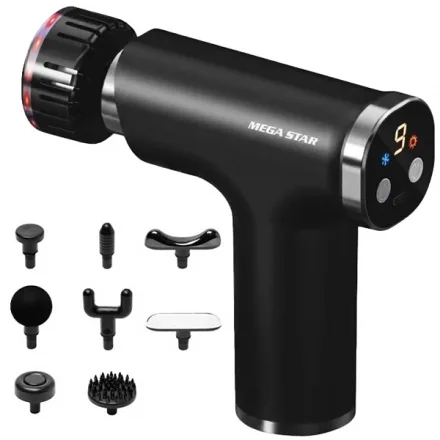 Massageador Muscular Megastar Fma 14 9 Cabecas Recarregavel