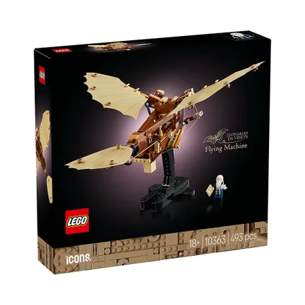 Juguete Construccion Lego Icons Leonardo Vinci Flying Machine 493 Piezas