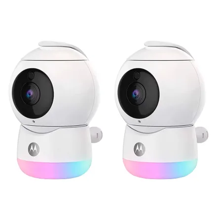Câmera de Segurança Motorola Peekaboo Twin-W Full HD WiFi - Branco