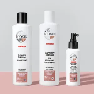 Nioxin 3 3PCS Shampoo Acondicionador Tratamiento