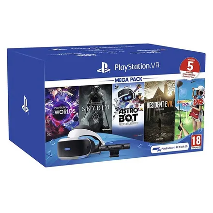 Oculos PS4 Vr Mega Pack 5 Jogos