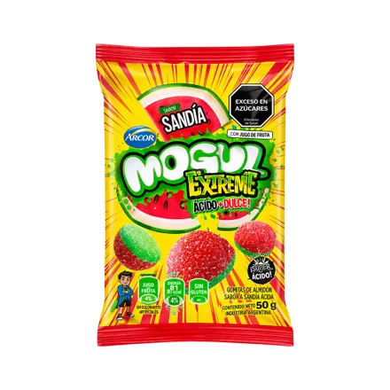 Gomitas Arcor Mogul Extreme Sandia 50g