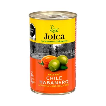 Aceituna Rellena Jolca Chile Habanero 300 Gr