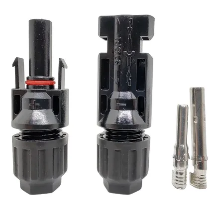 Solar MC4 Conector Macho Femea Fotovoltaico