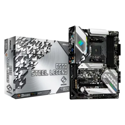Placa Mae Asrock B550 Steel Legend Ddr 4 Socket AM4 Chipset Atx
