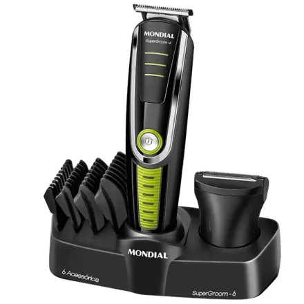 Aparador Pelos Mondial Supergroom 6 Bg 04 Recarregavel