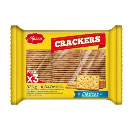Galletitas Crackers Mazzei 330g