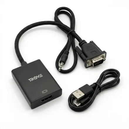 Adaptador Trove VGA M P/HDMI H C/Audio