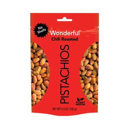 Pistacho Wonderful Chili Roasted 155 Gr