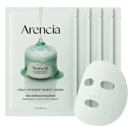 Mascara Facial Arencia Holy Hyssop Sheet 27ml