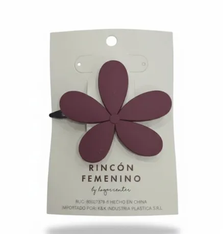 ORIGINAL HEBILLA K61489 FLOR BORDO