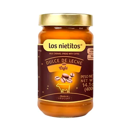 Dulce Leche Los Nietitos Cafe 400 Gr