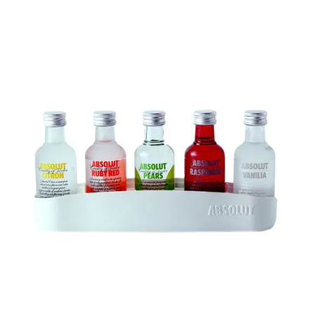 Vodka Absolut Con 5 Miniaturas