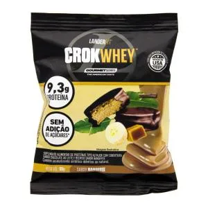 Alfajor Proteina Crokwhey Landerfit Banoffee 50g