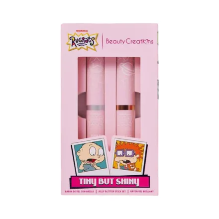 Set Cosmeticos Beauty Creations Rugrats Tiny But Shiny Jelly Glitter Stick 2 Piezas