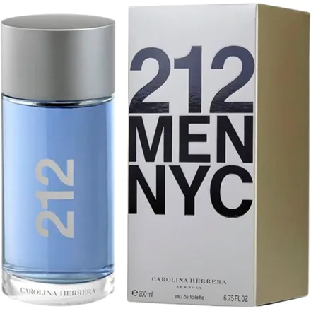 Perfume Carolina Herrera 212 Men Nyc Edt Masculino 200ml