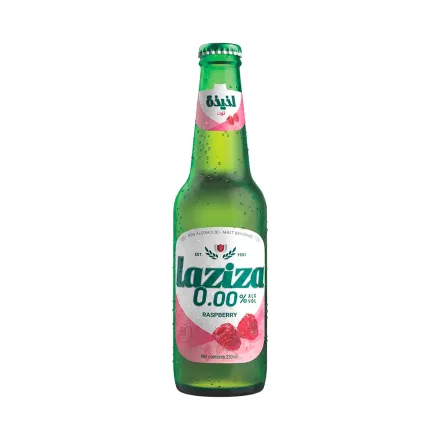 Cerveza Laziza Alcohol Sabor Frambuesa 330ml
