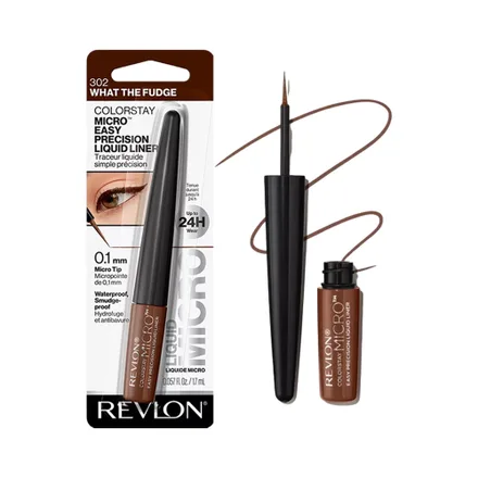 Delineador Ojos Revlon Colorstay Easy Precision Liquid 302 What Fudge Ml