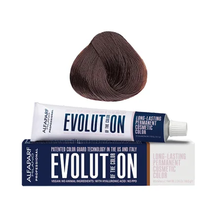 Tinte Cabello Alfaparf Evolution Of Color Tropicales Rubio Medio Dorado Caoba 60ml