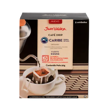 Cafe Juan Valdez Drip Caribe Nevada 50g