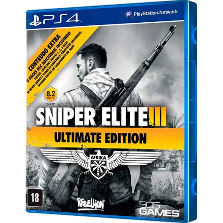 Jogo Sniper Elite 3 Ultimate PS4