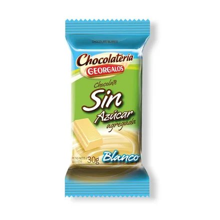 Chocolate Georgalos Sin Azucar 30g