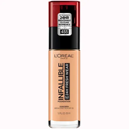 Base Liquida Oreal Infallible 455 Natural Buff 30ml