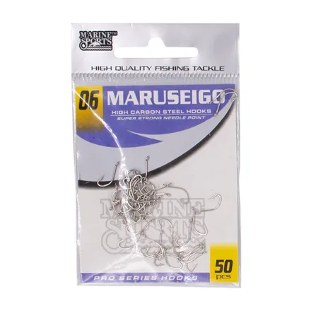 Anzuelo Marine Sports Maruseigo Nickel 06 50 Pcs