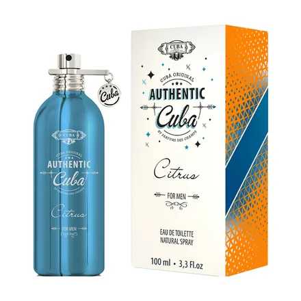 Cuba Authentic Citrus Men Eau Toilette 100ml