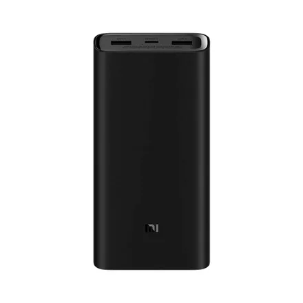Carregador Portátil Xiaomi Mi 50W Power Bank 20.000 mAh USB/USB-C – Preto 34108-BHR5121GL-PB2050SZM