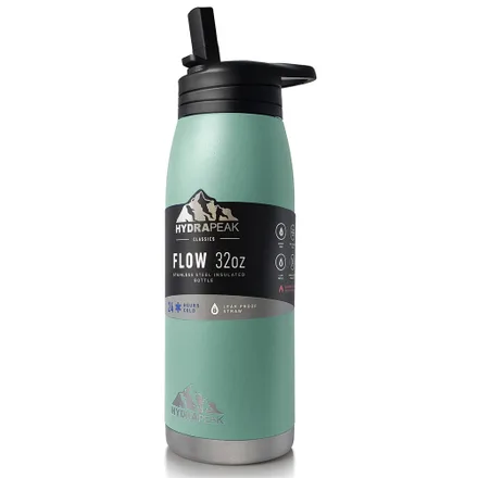 Garrafa Hydrapeak Hp Flow 32 Teal Verde Azulado 946ml