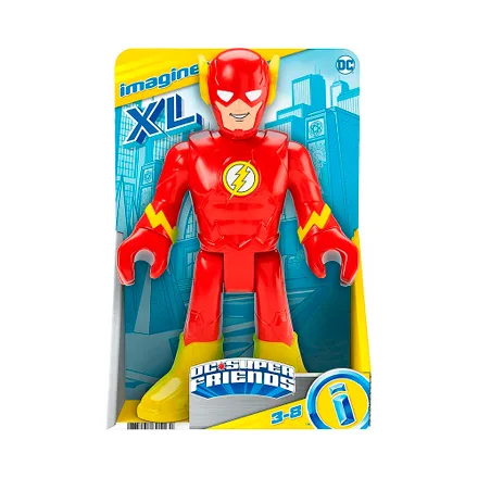 Figura Mattel Fisher Price Imaginext Xl Dc Super Friends Flash Gpt 44