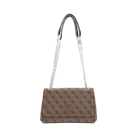 Cartera Guess Bg787921 Latte Logo Brown