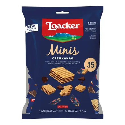 Loacker Minis Wafers Cremkakao 150g