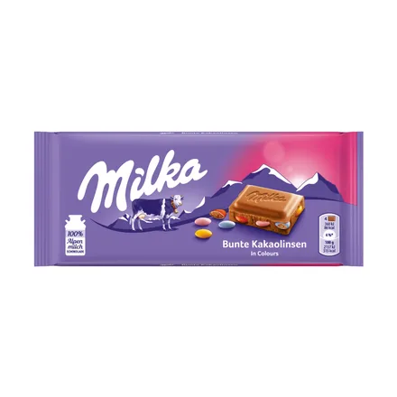 Milka Chocolate Bunte Kakaolinsen 100g