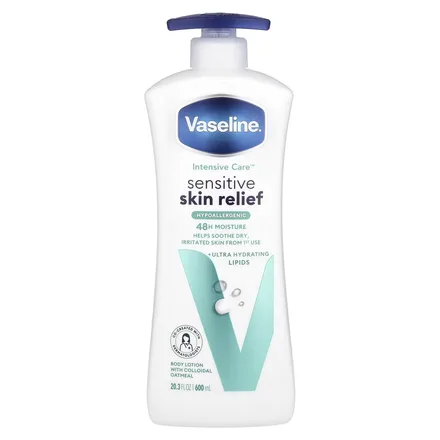 Vaseline Locion Corporal Sensitive Skin Relief 48H 600ml