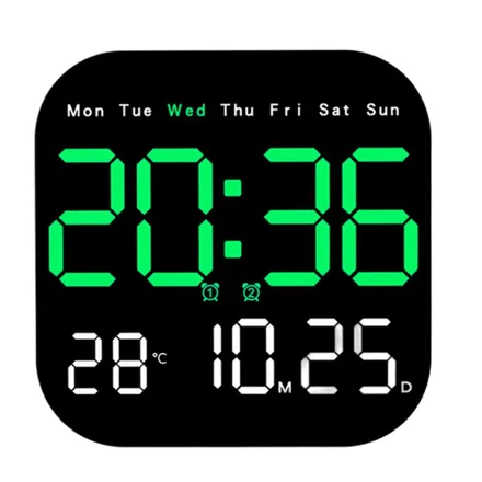 Reloj de Pared Satellite Digital AC-T6842 - Green