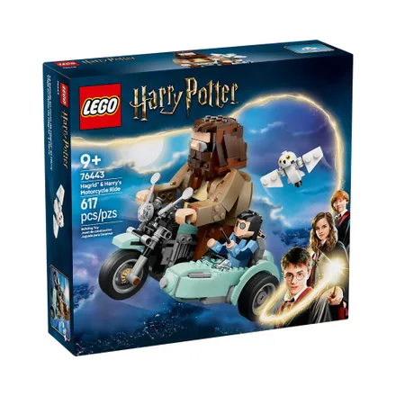 Juguete Construccion Lego Harry Potter Hagrid Motorcycle Ride 617 Piezas