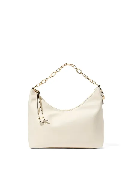 VICTORIA'S SECRET CARTERA BLANCO CADENA DORADO
