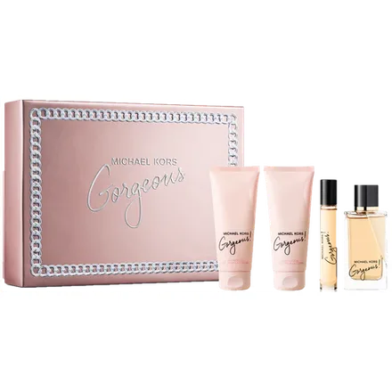 Michael Kors Gorgeous Femenino Eau Parfum Plus Body Lotion Shower Gel 100ml 10ml