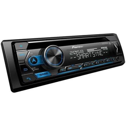 Reproductor de CD Automotriz Pioneer DEH-S4250BT con Bluetooth/USB/RCA - Black