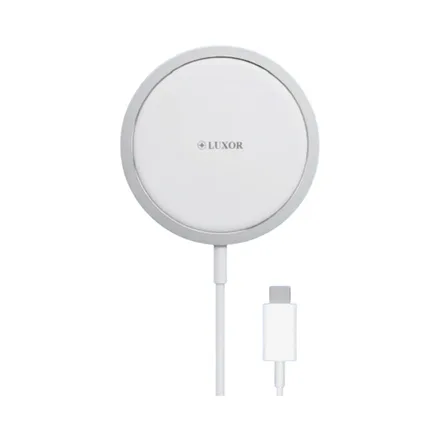 Cargador Magnético Luxor Lx 09015 W Blanco