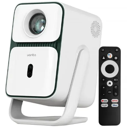 Projetor Wanbo T2 Ultra Wpd 24 500 Ansi Lumens Hdmi Bivolt Glacier