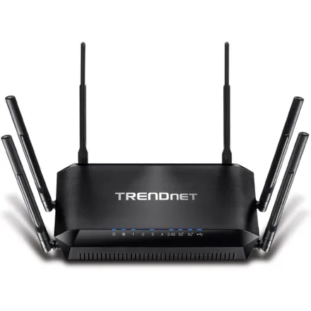 Roteador Wireless TRENDNet TEW-828DRU AC3200 Dual Band Bivolt – Preto