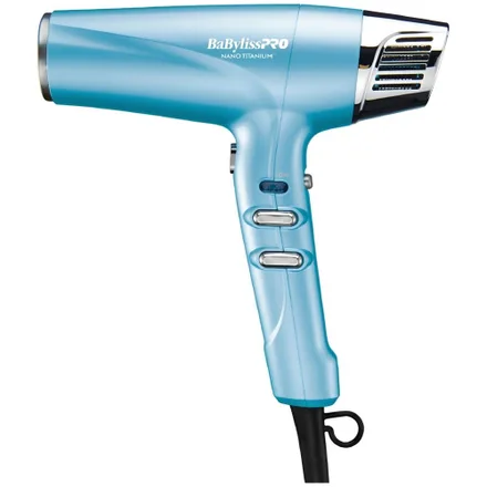 Secador BabylissPro Nano Titanium BNTMB9100UZ 220V - Negro/Azul