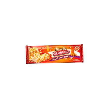 Turron Georgalos 80GR Mani Con Miel