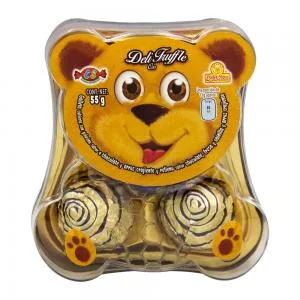 Bombom Las Delicias 5 Urso 55g