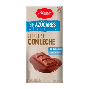 Barra Chocolate Acucar Mazzei Befit Ao Leite 75g