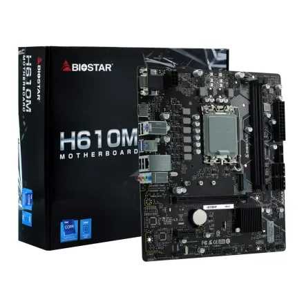 Placa Mae Biostar Ddr 4 Socket Lga 1700 Chipset H610 Atx