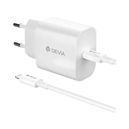 Cargador Devia J06 Con Cable Lightning 1